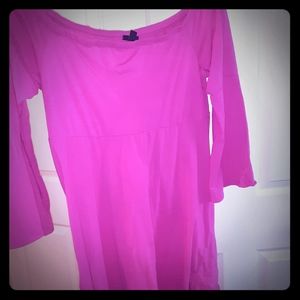 Hot pink off shoulder torrid dress